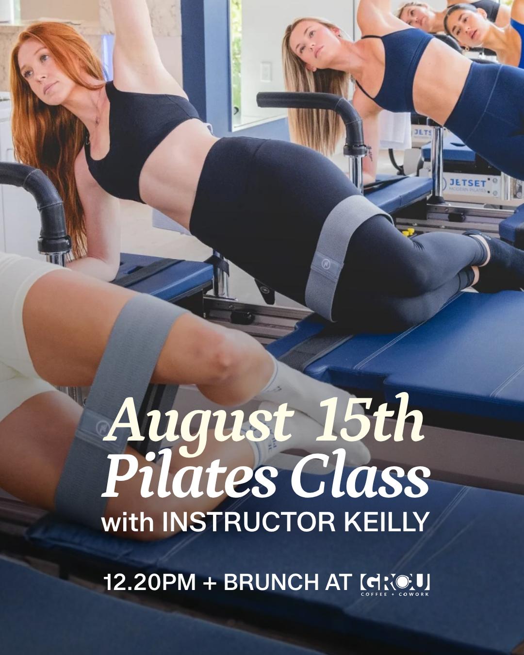 Pilates Class at JetSet + Brunch at GROU