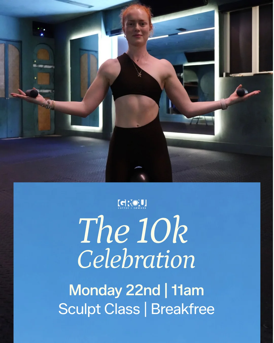 Celebración 10K · Sculpt Class con Erin